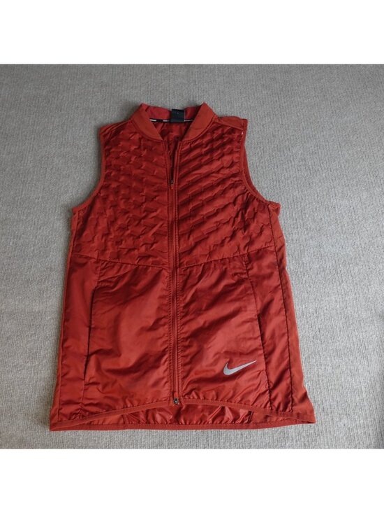 Nike Other - Nike Mens Vest Small Orange Red Aeroloft 928501